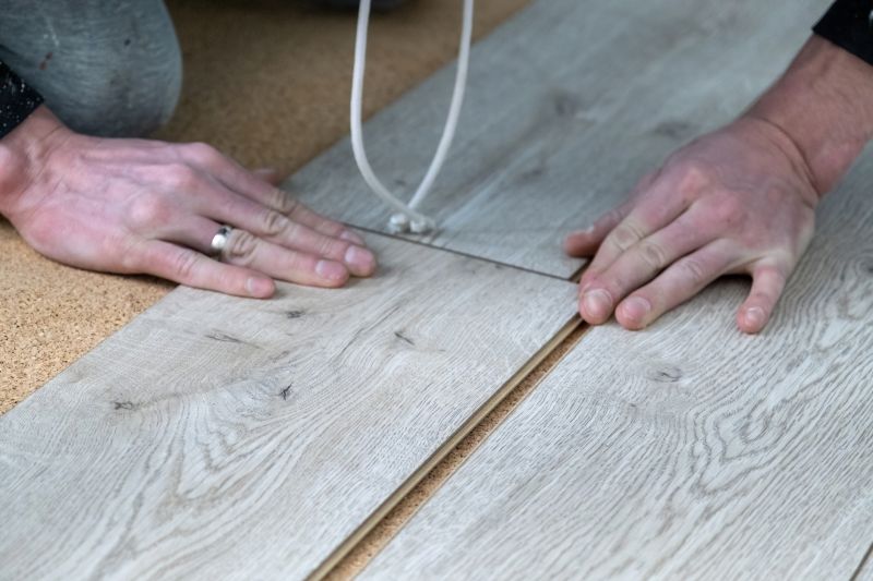Installing hardwood planks