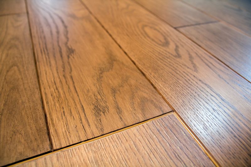 Installing hardwood planks